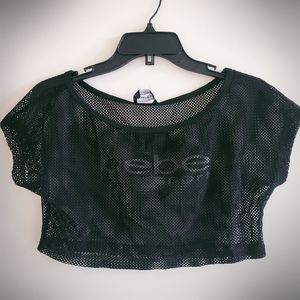 Bebe Sport mesh crop top
